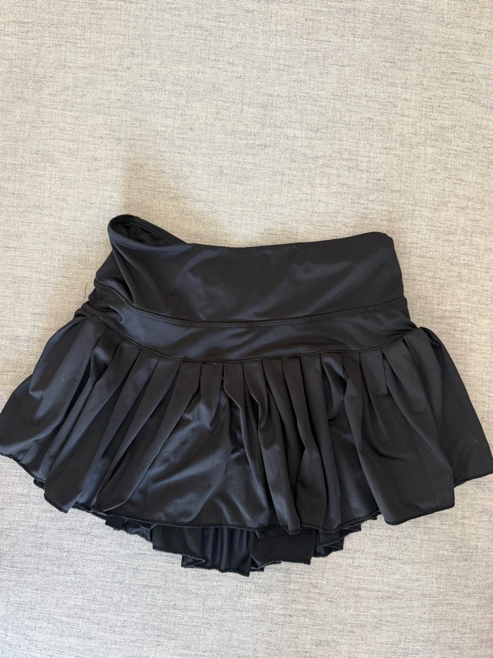 Gold Hinge Black Pleated Athletic Skort With Liner x-small - Picture 3 of 4